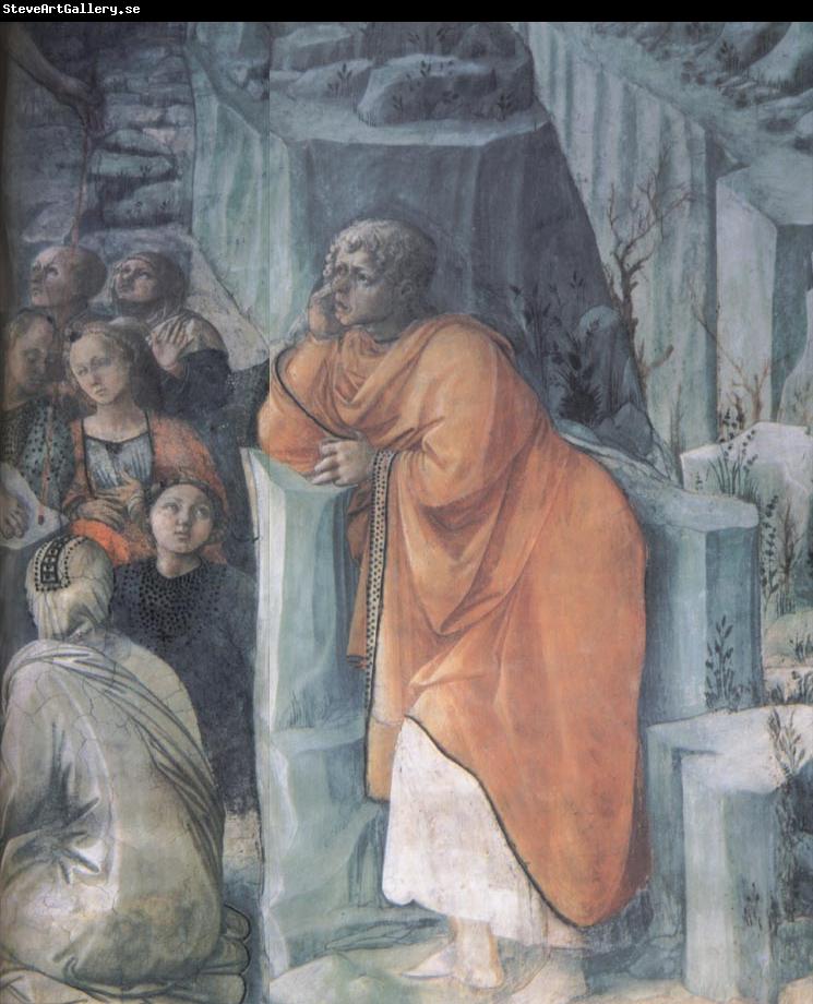 Fra Filippo Lippi Details of The Mission of St John the Bapitst